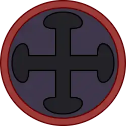 Escudo de los Lanciarii Comaginenses.