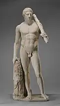 El Lansdowne Heracles en Getty Villa, encontrado en Villa Adriana