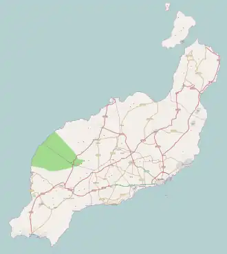 Risco de Famara ubicada en Lanzarote