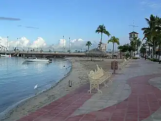 Malecón de La Paz.