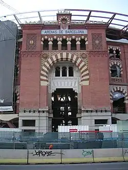 Entrada a Las Arenas. Febrero de 2010