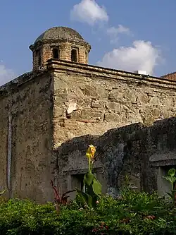 Detalle de una chimenea