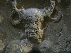 Cernunnos, el dios galo con cuernos de ciervo.