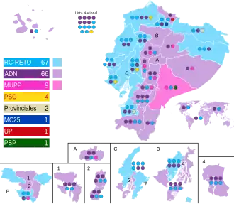 Elecciones legislativas de Ecuador de 2025