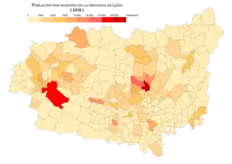 Población por municipio (2018)