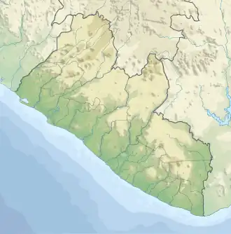 Cabo Palmas ubicada en Liberia