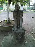 Escultura en el parque Balvanero Vargas de Limón.