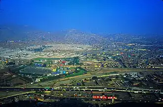 Vista del río desde el cerro San Cristóbal.