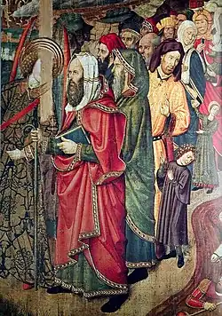 Pasaje del Mar Rojo, de Jaume Huguet (1456-1460)