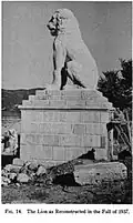 Estatua reconstruida en 1937.