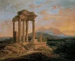 Paisaje con ruinas. 1848. Fundación Banco Santander.