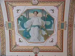 Las Gracias: Thalia, mural, 1900, Biblioteca del Congreso, Washington, DC