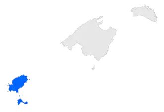 Localización en las islas Baleares