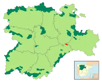 Localización del parque en Castilla y León