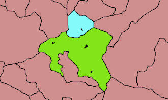 Localización de Trevijano respecto a Soto en Cameros