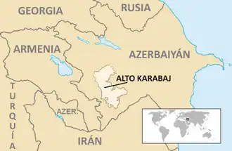 Alto Karabaj: Azerbaiyán ha declarado sus emisiones espurias[3]​
