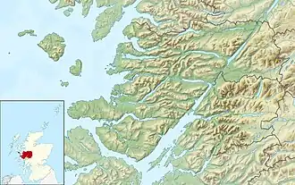 Eilean Chathastail ubicada en Lochaber