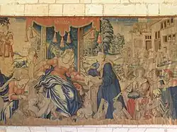 Tapiz alegórico de la música en el salón "Charles VII".