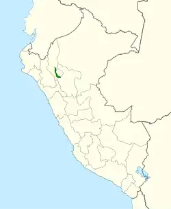 Distribución geográfica del colibrí cola de espátula