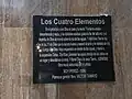 Placa altorrelieve Los cuatro elementos (1996)
