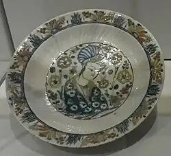Plato decorado (Irán, h. 1580-1650)