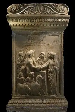 Altar.- Sacrificio compitalico (cap855)