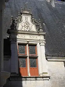 Buhardilla renacentista del Château d'Azay-le-Rideau
