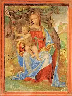 Bernardino Luini, Virgen.