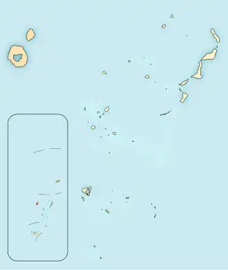 Tofua ubicada en Lulunga