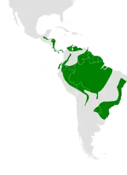 Área aproximada de residencia estable.