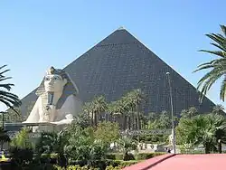 El Luxor Hotel de Las Vegas.
