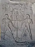 Escena de templo en Luxor, Tebas