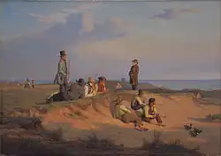 Hombres de Skagen en una tarde de verano con buen tiempo (1848)