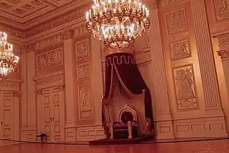 Salón del Trono del Rey en la Residenz, Múnich.