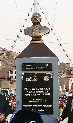 Monumento en El Rímac, Lima.