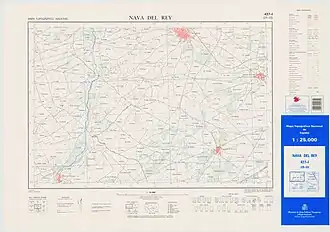 Mapa Topográfico del año 1995