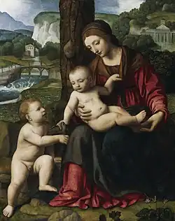 Bernardino Luini, 1515. Hay otra versión del mismo tema.[16]​