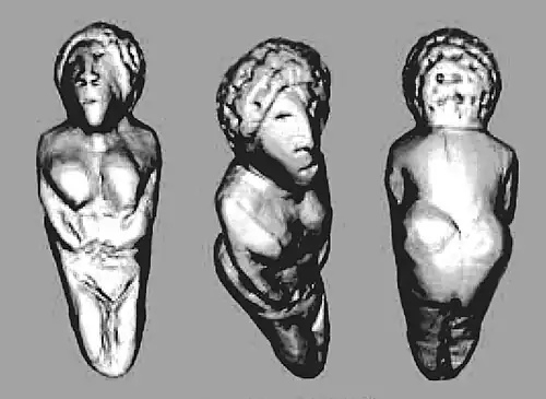 Modelado 3D de la estatuilla de Mal'ta