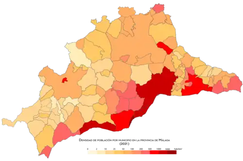 Densidad de población 2021