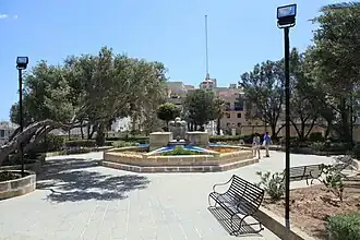 Jardín Gardjola, situado en el Espolón