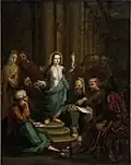 Seguidor de Rembrandt, Cristo entre los doctores, sf.