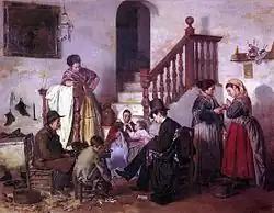 Lectura de la carta (1876).