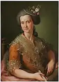 Retrato de Manuela Tolosa y Abylio, esposa del pintor, 1777