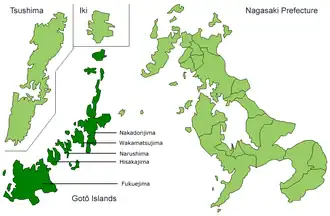 Mapa de las islas
