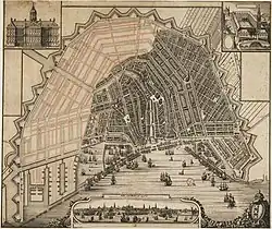 Ámsterdam, estructura y contenido (conjuntos urbanos), 1660