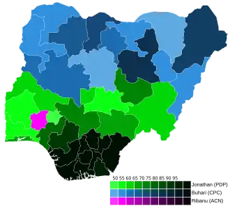 Elecciones presidenciales de Nigeria de 2011