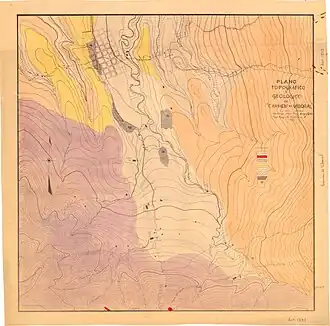 Mapa del Carmen de Viboral (1939)