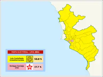 Elecciones municipales de Lima de 2014