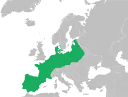 Distribución del sapo corredor