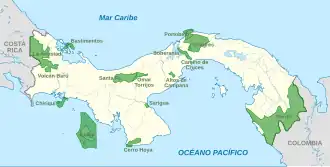 Parque nacional Volcán Barú ubicada en Panamá